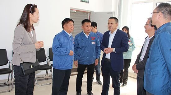 Yang Fengyi, Director of the Drug Administration of the Autonomous Region, came to our company for i